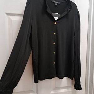 Beautiful black long sleeves blouse